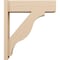 Ekena Millwork 8-in W x 28-in D x 32-in H Funston Block Rough Cedar Woodgrain TimberThane Outlooker, Primed Tan OUTUR080X28X32FST44RCPR - alternate 4